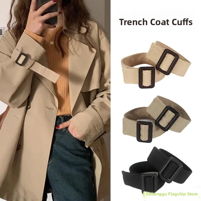 

Черный/хаки пояс-ремень однотонного цвета для пальто, женский модный аксессуар, однотонный пояс-ремень для ветровки, декоративный ремешок на рукава
