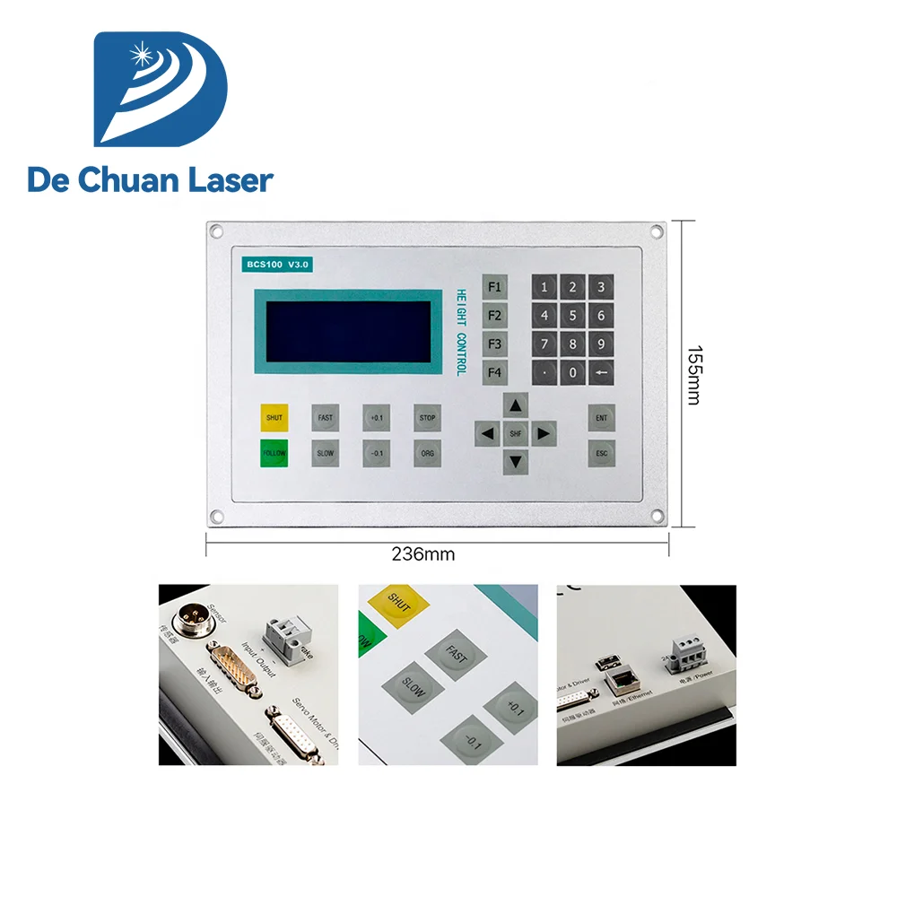 FSCUT 2000C Cypcut Software CNC-controllersysteem voor vezelsnijmachines