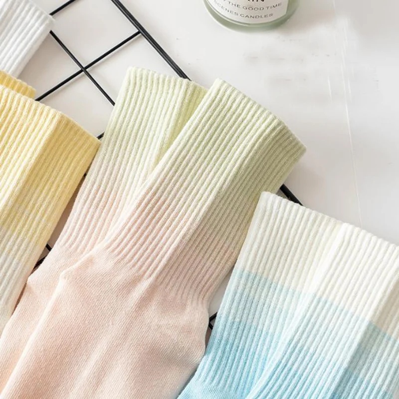 1/5 pairs Cotton Breathable Yoga Sock Solid Color Striped Anti-slip Sports Socks Pilates Socks Dance Fitness Training Sock