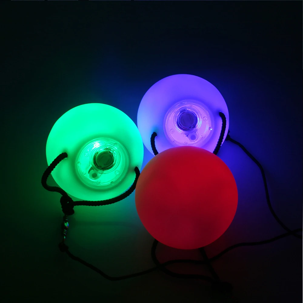 1PC luminous LED POI throwing ball for professional belly dance stage props and performance accessories