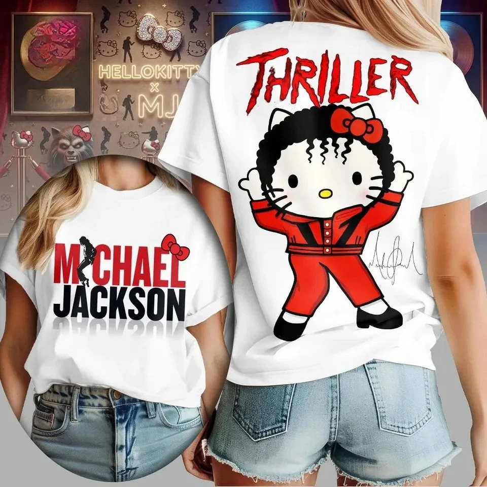 Men'S Fashion X - Hello Kitty X Michael Jackson White