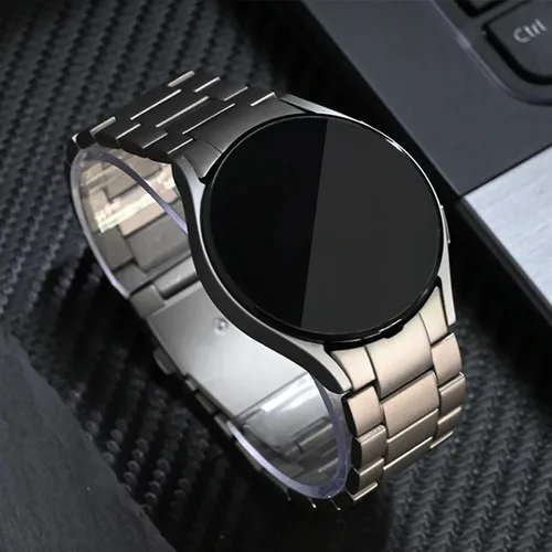 Correa de titanio sin huecos para Samsung Galaxy Watch 6, 5, 4, 40mm, 44mm, 6Classic, 43mm, 47mm, pulsera para hombre, Galaxy 5 Pro, 45mm