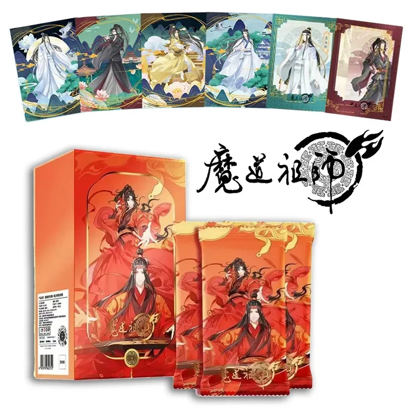 

Новый мультфильм Mo Dao Zu Shi Card Wei Wuxian Lan Wangji Редкая коллекция персонажей аниме Карточная игра Настольная игра Детские игрушки Праздничный подарок