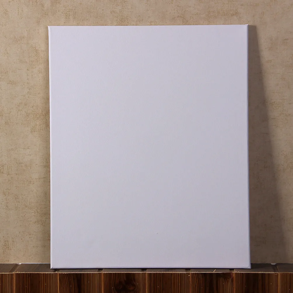 6Pcs Acrylic Canvas For Painting Oil Paint Canvas Blank Panels Cotton Linen Mounted Wood Frame Versatile