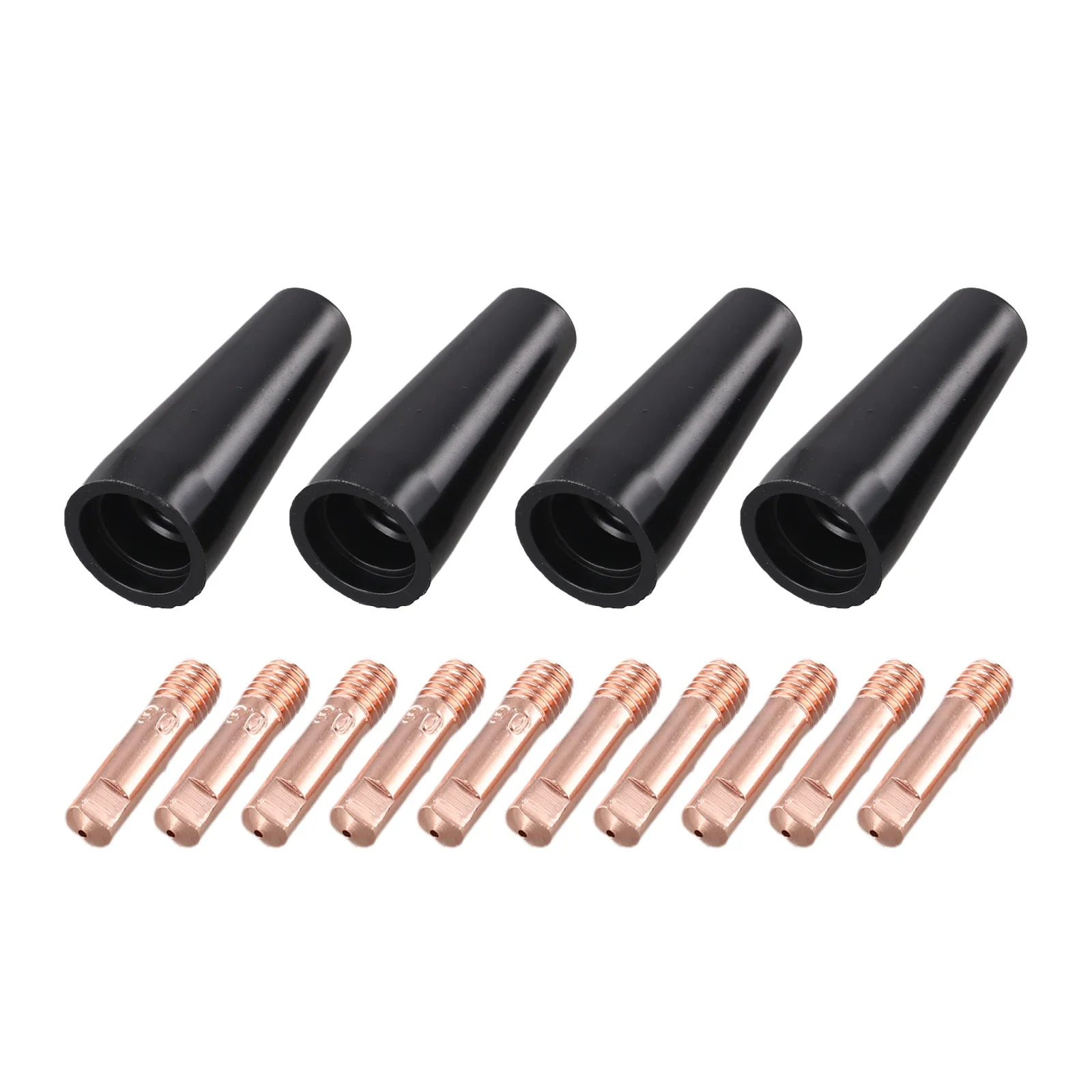 

Flux Core Nozzles Gasless Nozzle Tips Welding Projects Copper Conductive Tips Long Service Life For MAG Devices