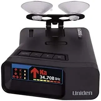 EXTREME LONG RANGE Laser/Radar Detector, Built-in GPS, Real-Time Alerts, Dual-Antennas Front & Rear w/Directional Arro