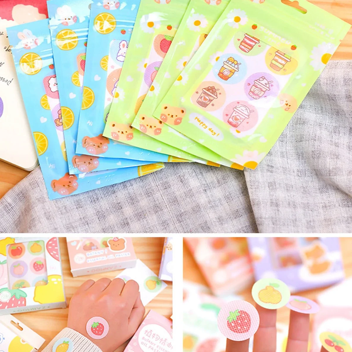 18 Pack 3pcs-set of Girl Heart Mosquito Repellent Patches Portable Mosquito Repellent Patches - Random image 4