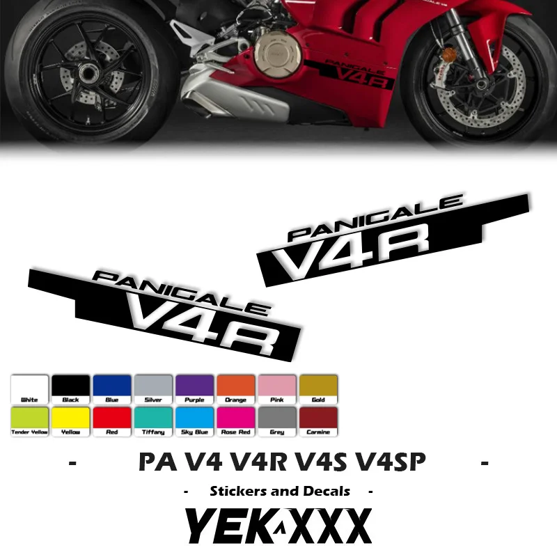 

For Ducati Panigale V4R V4S V4SP V4 Motorcycle Fairing Shell Sticker Decal Custom Color Line Hollow Design