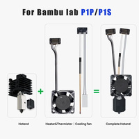 2510 Fan For Bambu Lab X1/P1 Hotend Cooling Fan With Cable Rapid cooling Fan For Bambu X1C P1S P1P 3D Printer Accessories