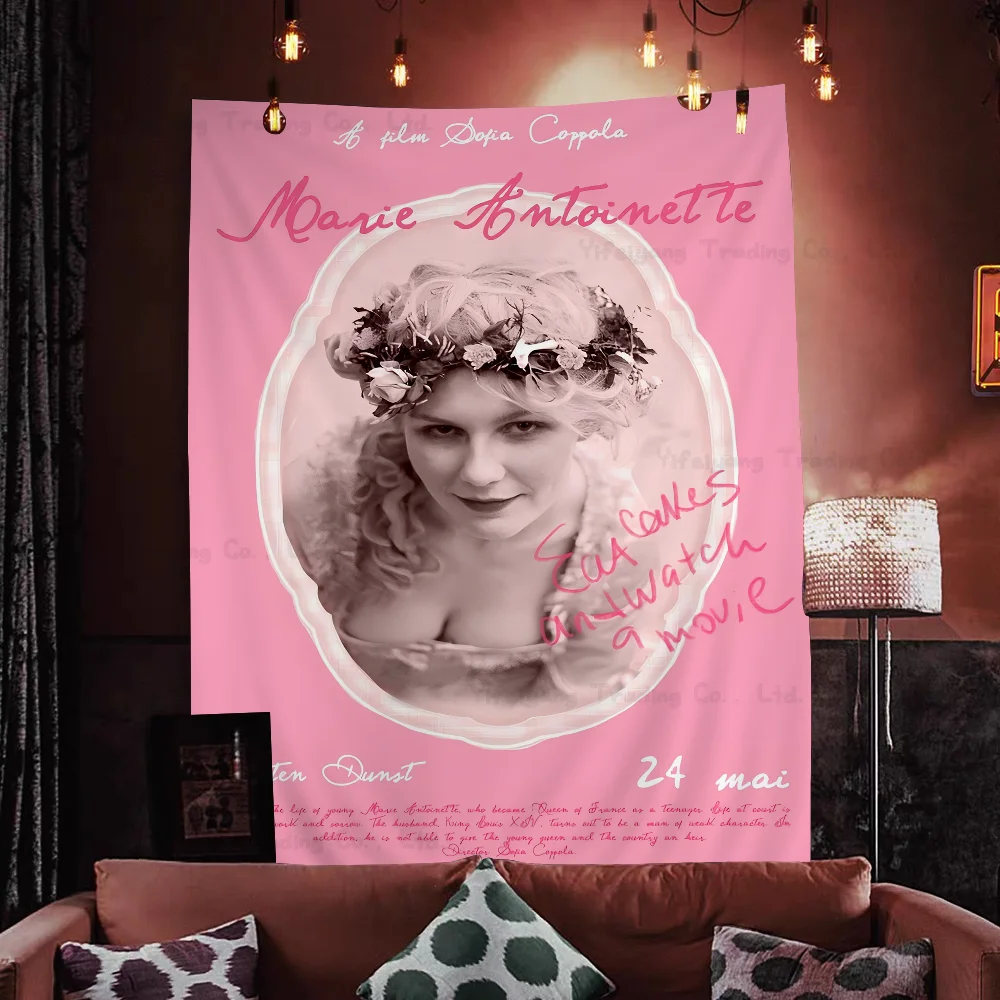 Sofia Coppola Movie Marie Antoinette Film Hanging Bohemian Tapestry Hanging Tarot Hippie Wall Rugs Dorm Wall Hanging Home Decor