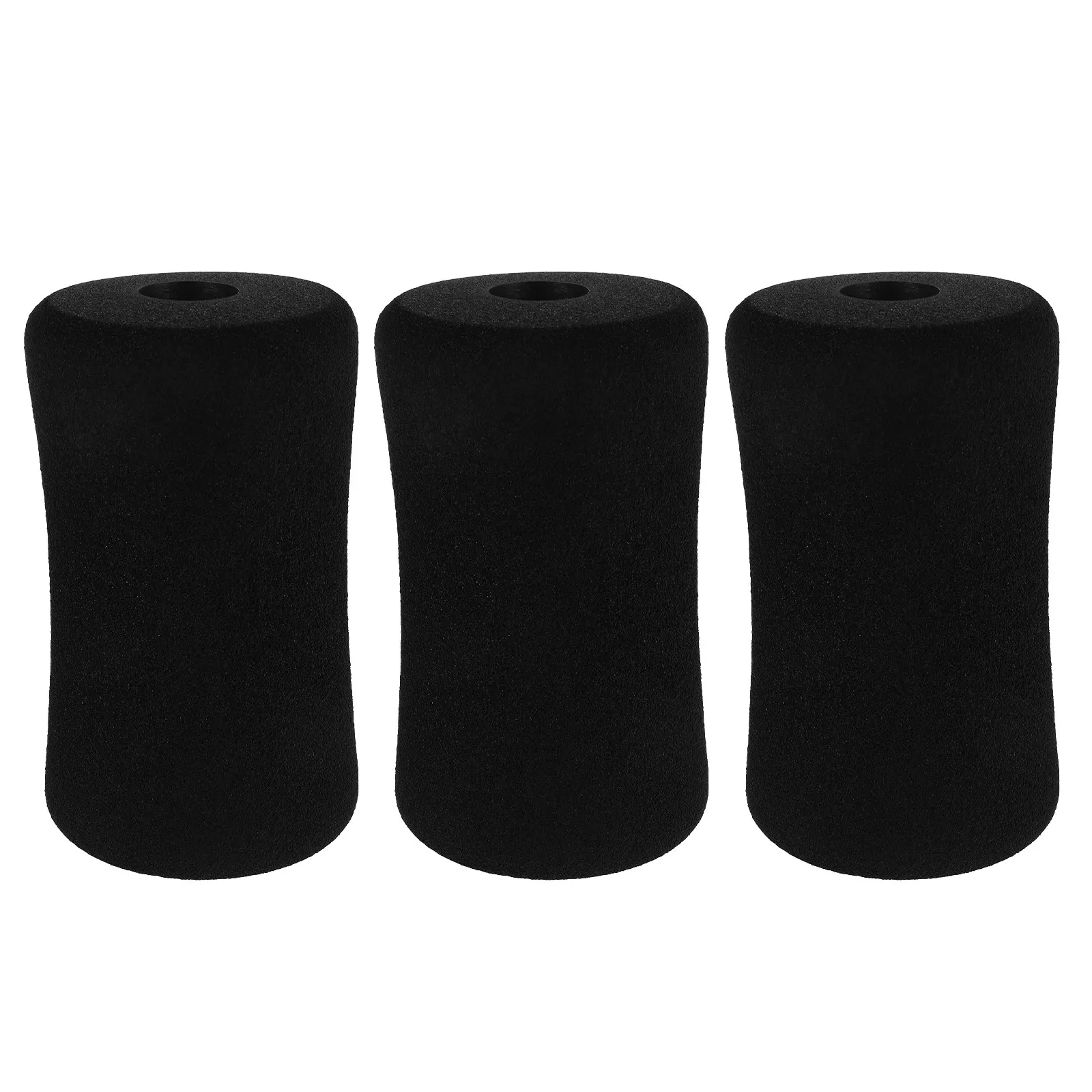 3Pcs Sit Up Board Foot Sponge Covers Replacement Pads Exercise Equipment Roller Pads Universal Fit Comfortable for Home Gym