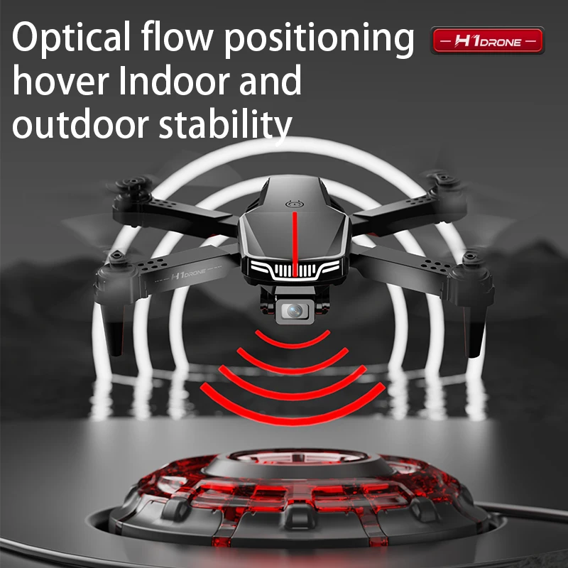 New H1 Drone 4K HD Professional  Dual Camera Optical Flow Localization Aerial Photography RC Foldable Quadcopter Kid Gift Toys