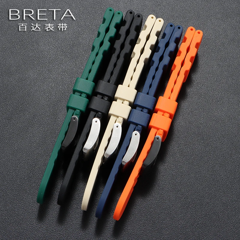 22 24 مللي متر ماتي نوبي الملمس سيليكون حزام الساعات ل luminox 3501 8831 3749 3741 الرجال الغوص سوار رياضي استبدال الأساور