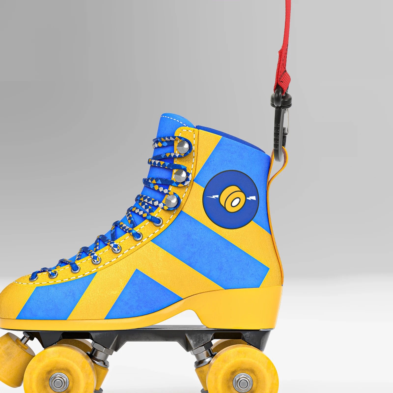 

2pcs Ski Boot Carrying Strap Roller Skates Leash Outdoor Skates Carrier Wear-Resistant Nylon Durable Portable Ice Skating