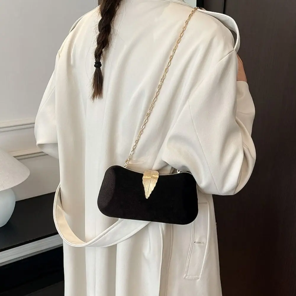 Portable Large Capacity Evening Banquet Bag Make Up Storage Single Shoulder Box Handbag Phone Pouch Chain Crossbody Bag Women