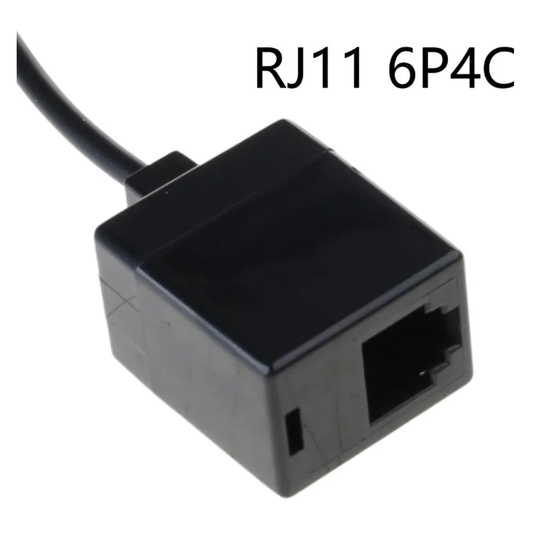 イーサネットrj458p8cオス-rj11 6p4cメスアダプターケーブル、オフィスコンバーター、オス-メス