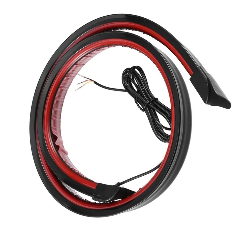 LED Car Tail Brake Light Strip ABS Multi-function Mode Rear Roof Trunk Tail Spoiler Wing Lip Tail Signal Brake Light - Image 6