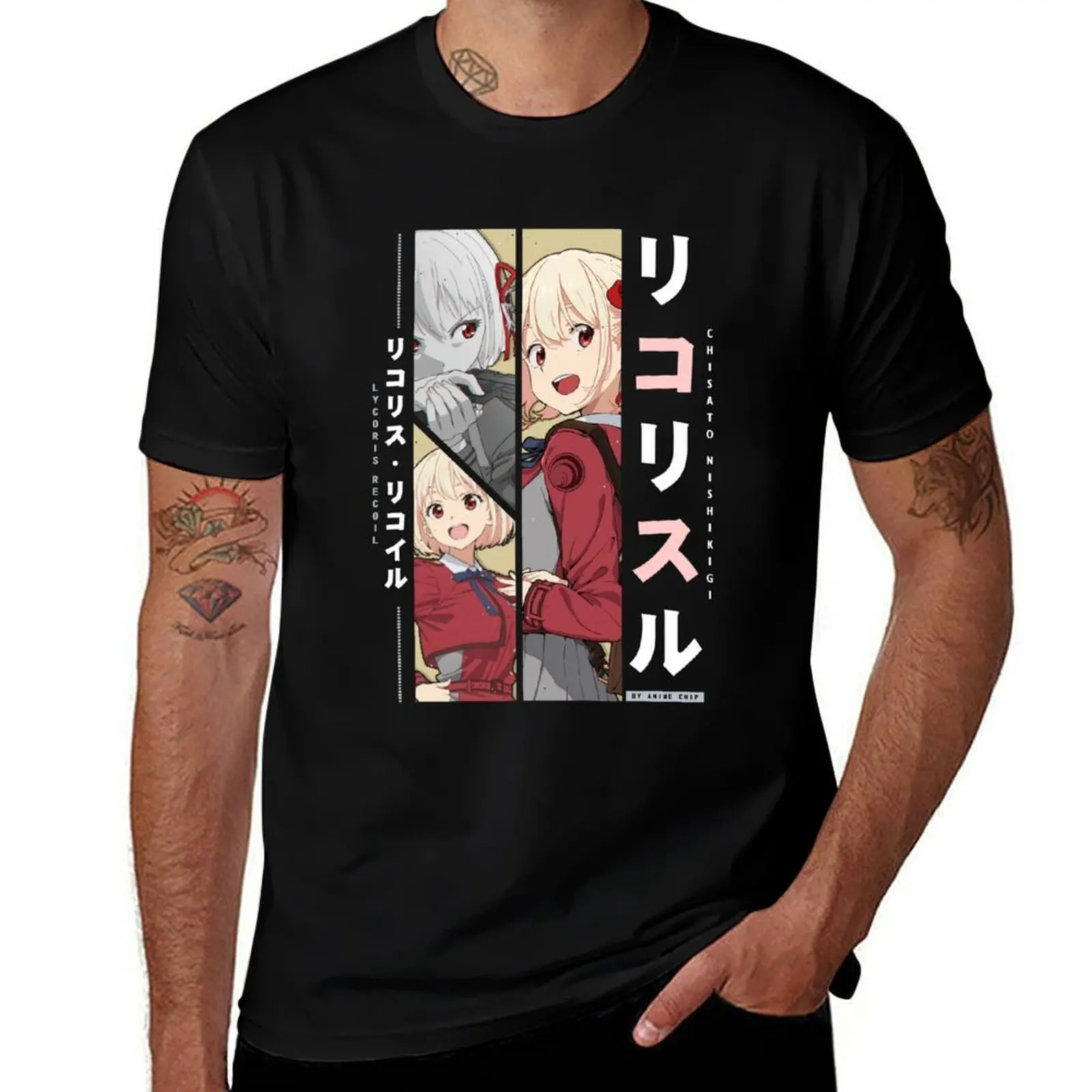 Lycoris Recoil T-Shirt Street Art Print Tee Shirt T-Shirt
