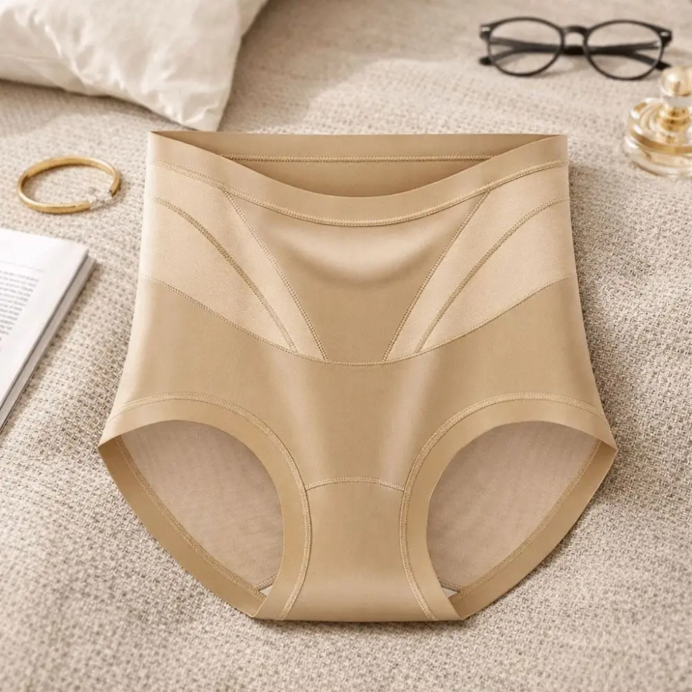 High Waist Women Shapewear Panties Tummy Control Hip Lift Design Butt Lifter Briefs Thin Breathable Seamless Underpants Lady