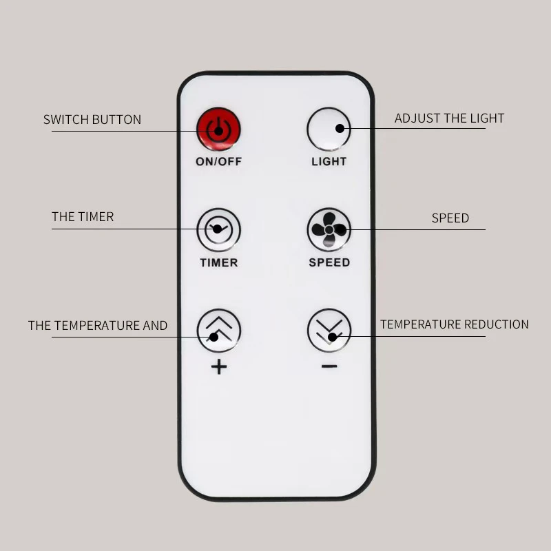 Small Sun Desktop Heater Intelligent Remote Control Hot Air Fan Portable Electric Heater Mini Heater For Office Home Use 2026 - Image 6