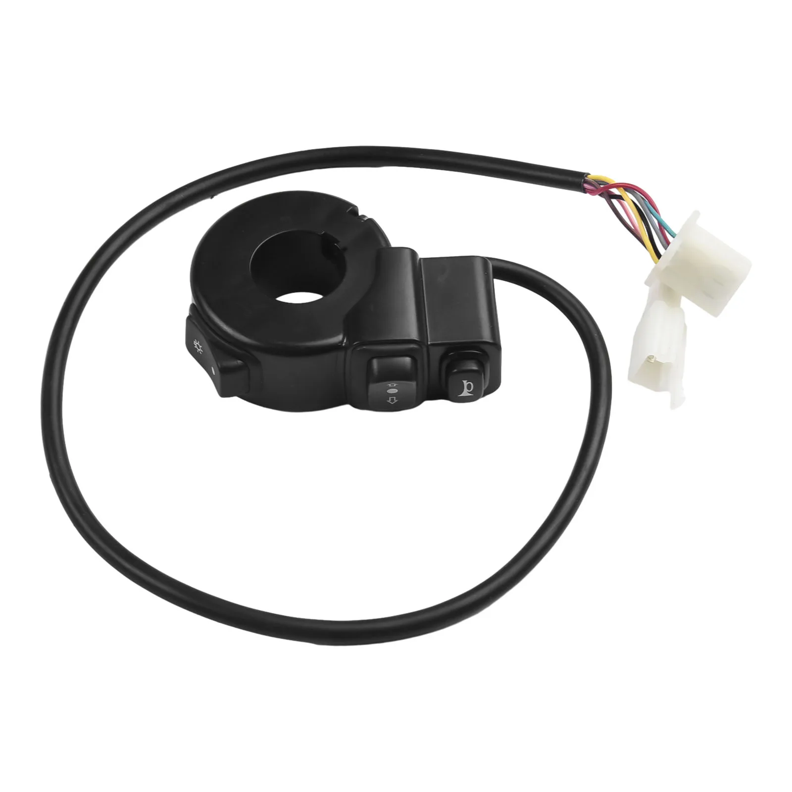 

22mm Handlebar Switch for Motorcycles Featuring Headlight and Turn Signal Controls Suitable for Street Bikes and Scooters
