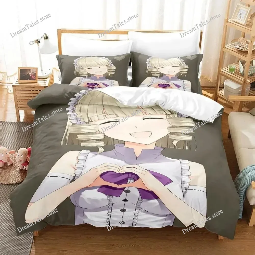 

Brynhildr in The Darkness Cartoon Poster Sheets Quilt Covers Bedding Dormitory Sheets Bedding Set Soft Warm Bedding Set