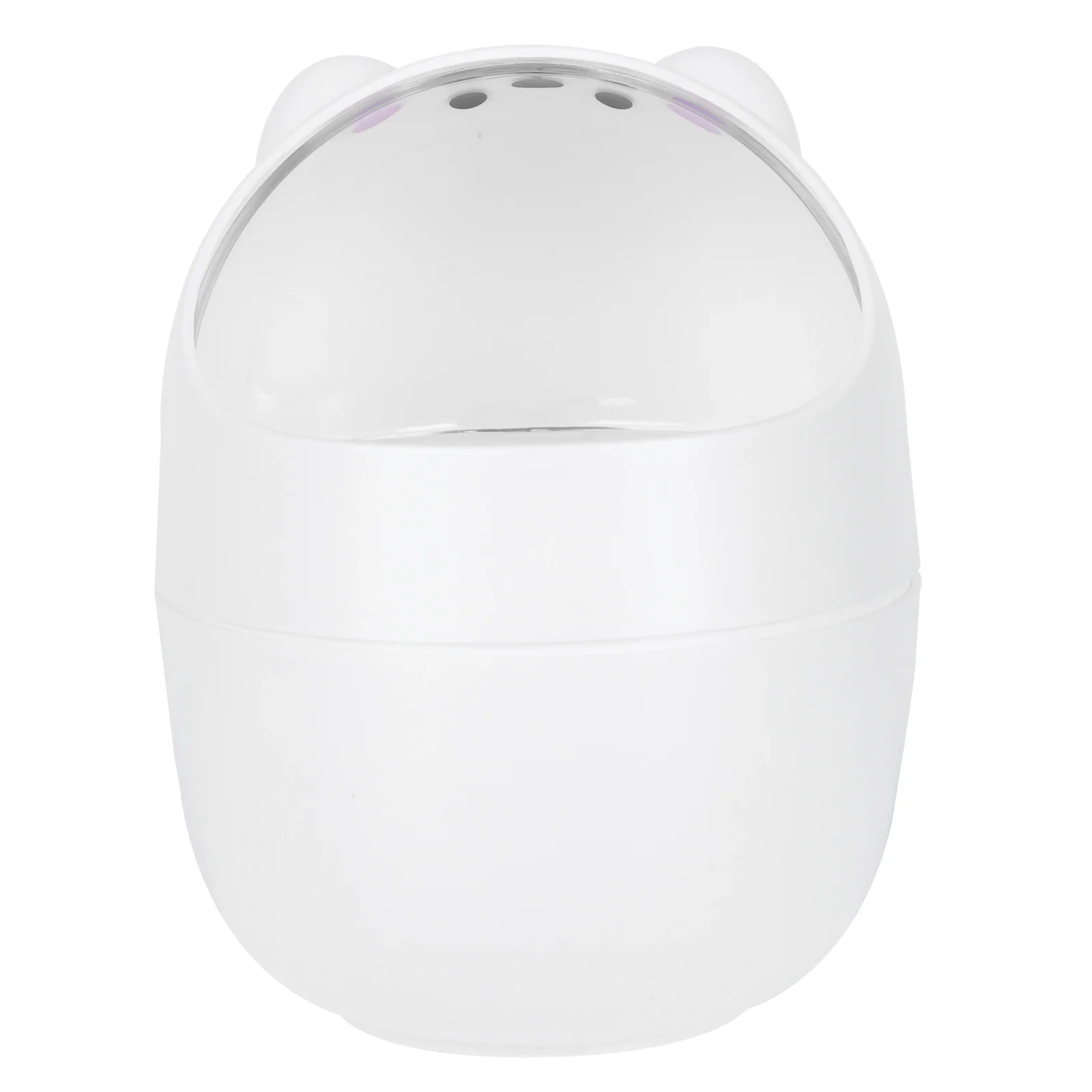 

1Pcs Mini Waste Bucket Flip Lid Cute Animal Desktop Garbage Can Small Trash Container for Office Bathroom Mini Desktop Trash Can