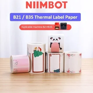 Niimbot B21/B3S Бумага для печати этикеток Термальная бумага для этикеток Трехстойкая термосинтетическая бумага Водонепроницаемая и устойчивая к царапинам-1