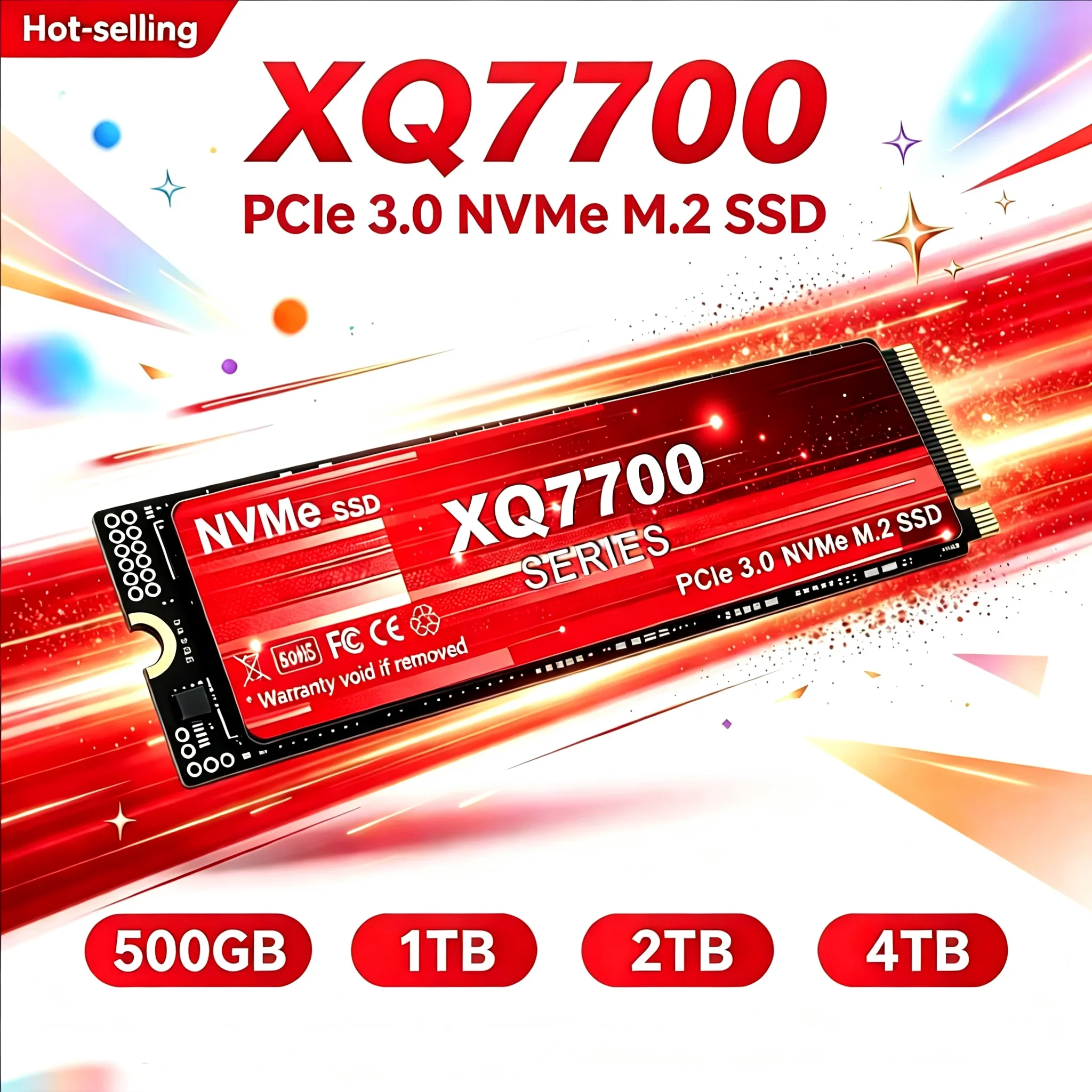 QX7700 M.2 SSD NVMe 1TB Ultra-high-speed NAND Internal Hard Drive for Ultrabooks, Tablet Computers, PC Laptop Storage Upgrade