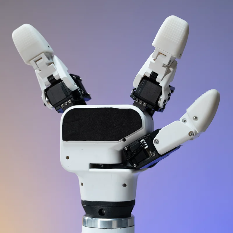 robot force-controlled gripper robotic arm end effector three-finger dexterous hand