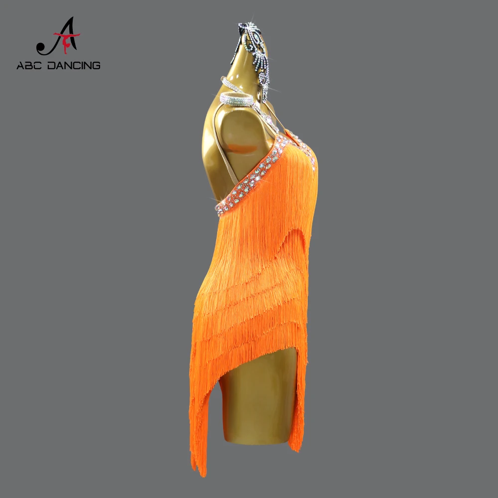 Latin Danswedstrijd Kostuum Stadium Kleding Vrouwen Feestjurk Danskleding Rok Meisjes Midi Avondpak 2025 Kid Oefenoutfit