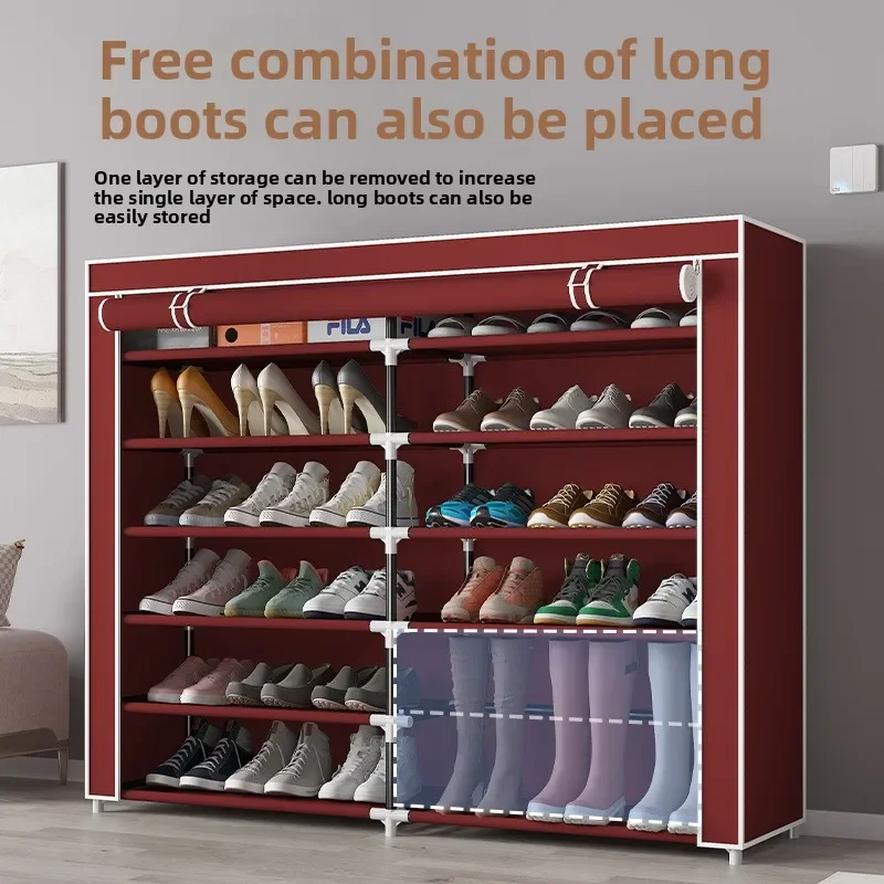 Shoe Rack, Rack, Integrated Shoe Cabinet, Storage Rack, Amazon Simple Dust-proof Household Door, Cross-border Simple Wardrobe