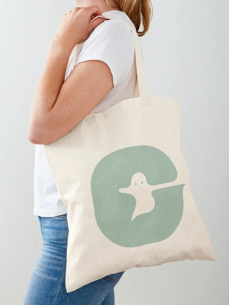 Ghost Files - Spectral Teal Tote Bag shopping trolley bag Women's bags Canvas bag bags woman 2025