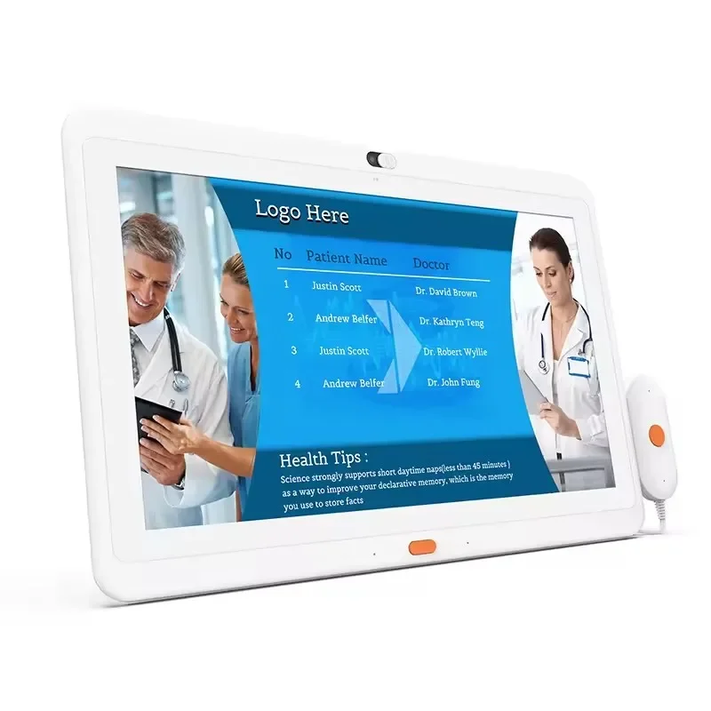 Best Seller 15inch Medical Tablette Wall Mounted Health Tablet Android 4G LET WIFI HD Calling Use For Hospital Patient Nurse