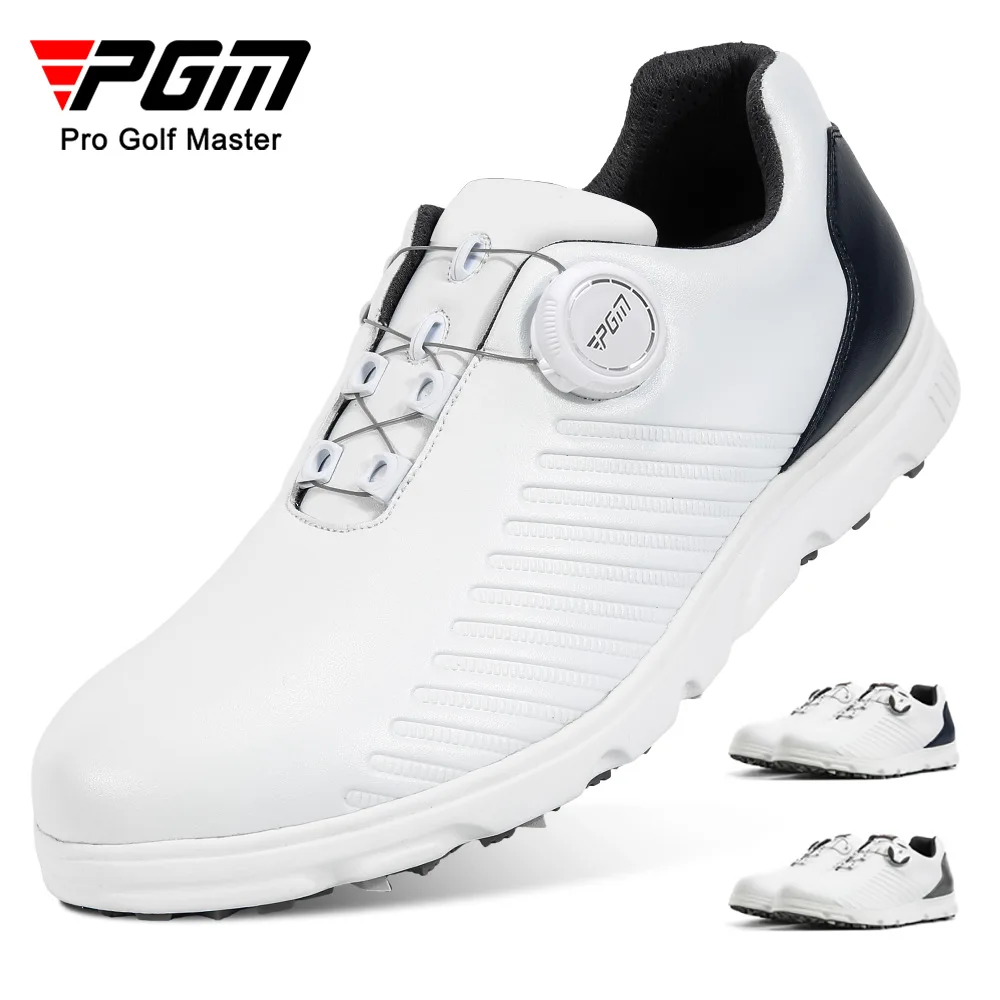 

Мужские кроссовки для гольфа PGM, водонепроницаемые, противоскользящие, летние, дышащие, легкие и без шипов XZ161