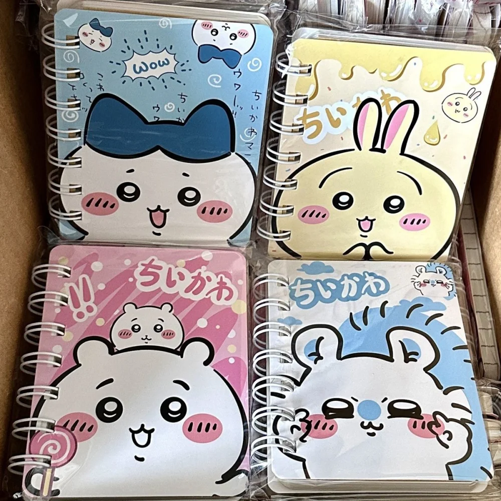 

Chiikawa A7 Notebook Stationery Cute Cartoon Hachiware Usagi Mini Portable Students Coil Diary School Office Supplies Girls Gift