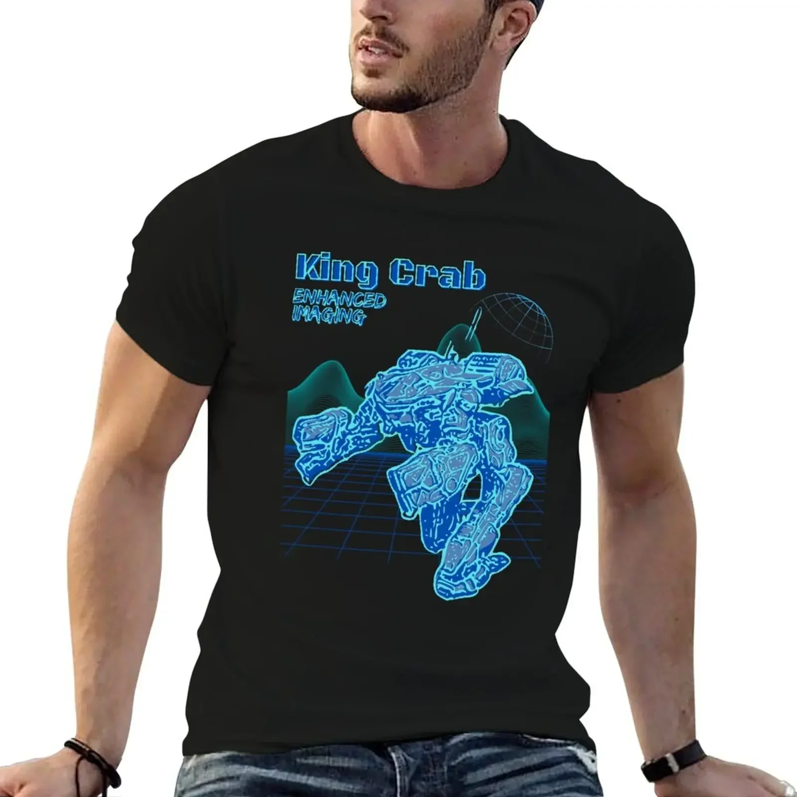 Mechwarrior Battletech. Enhenced Imaging. All Systems Nominal. King Crab T-Shirt Casual Trendy Streetwear Tee Shirt