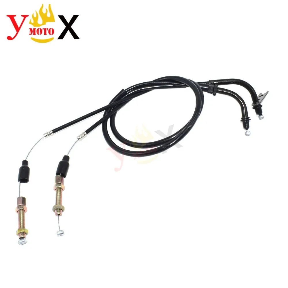 K6 K7 K8 K9 GSXR600 750/1000 Accelerator Push/Pull Throttle Cable Wire Line For SUZUKI GSX-R600 GSX-R750 2008-10 GSX-R1000 07-08