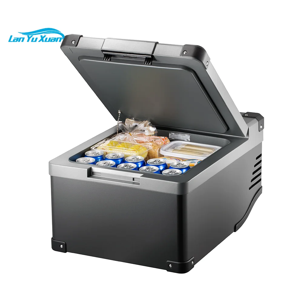 Fridge truck 24v mini truck car refrigerator R134A 38 liters minus 18 centigrade truck fridge