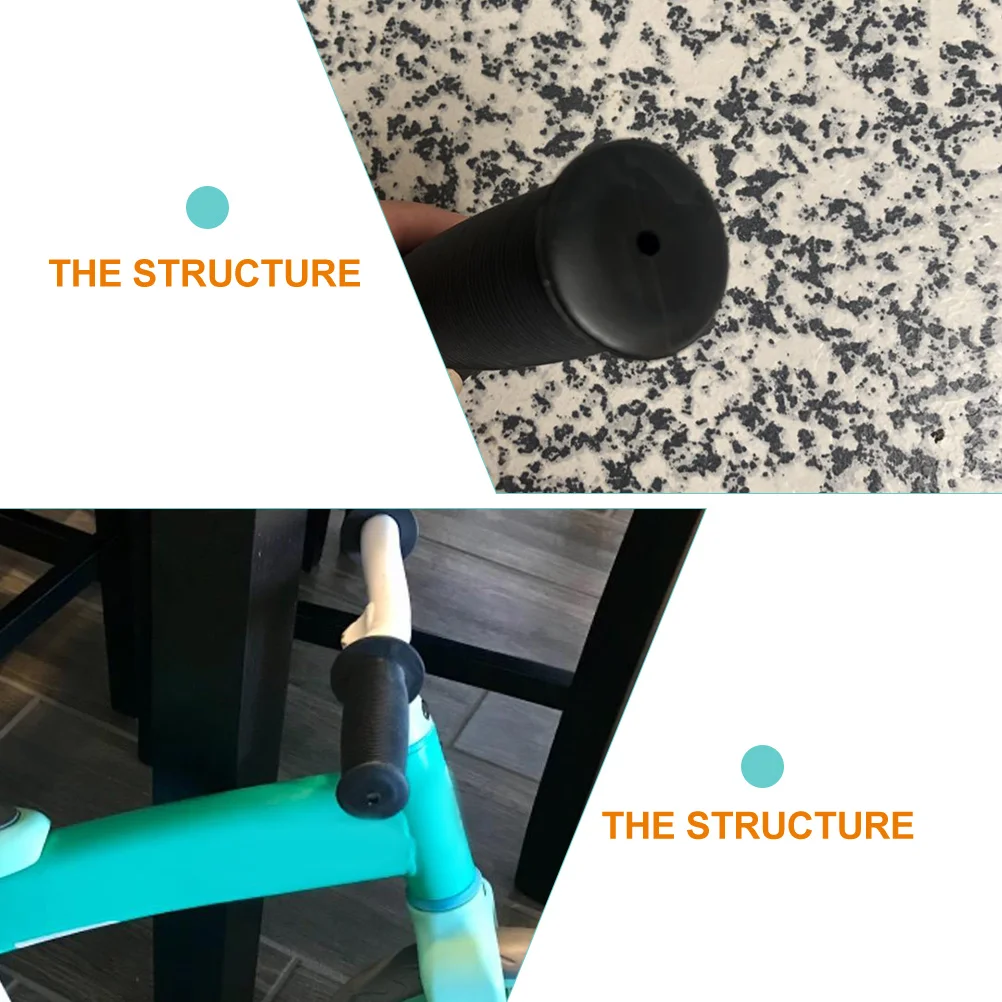 

2Pcs Anti-Slip Shockproof Handlebar Grips Premium Rubber Bike Handle Covers Sweat Absorbent Ergonomic Design for Mountain