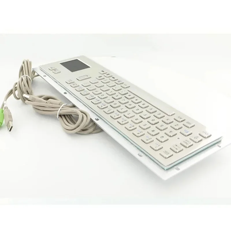 Waterproof Kiosk Metal Touch Pad Keyboard