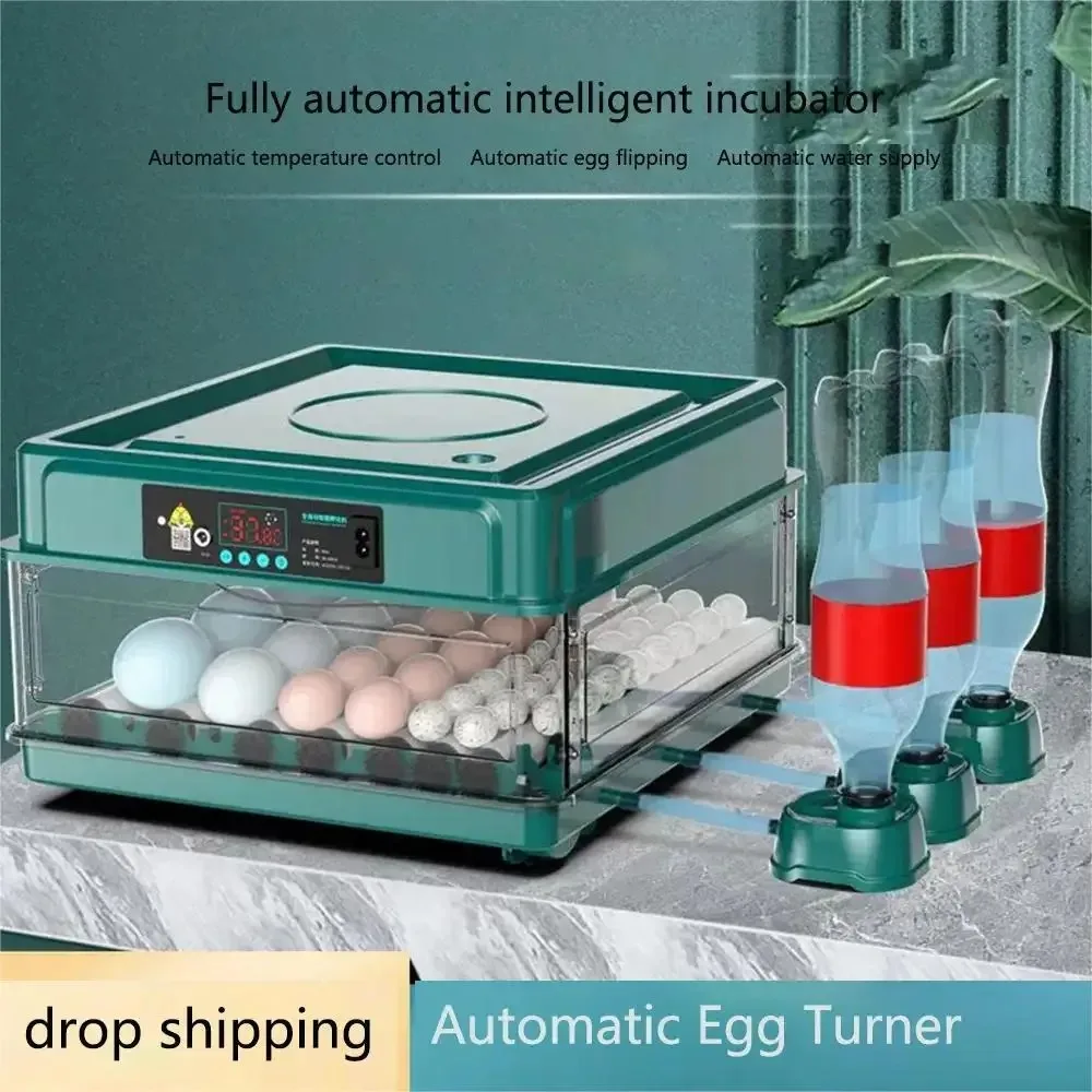 9/15 Eggs Incubator With Drawer Type With Automatic Water Ionic Waterbed Replenishment And Temperature Contro Mini Egg Incubator