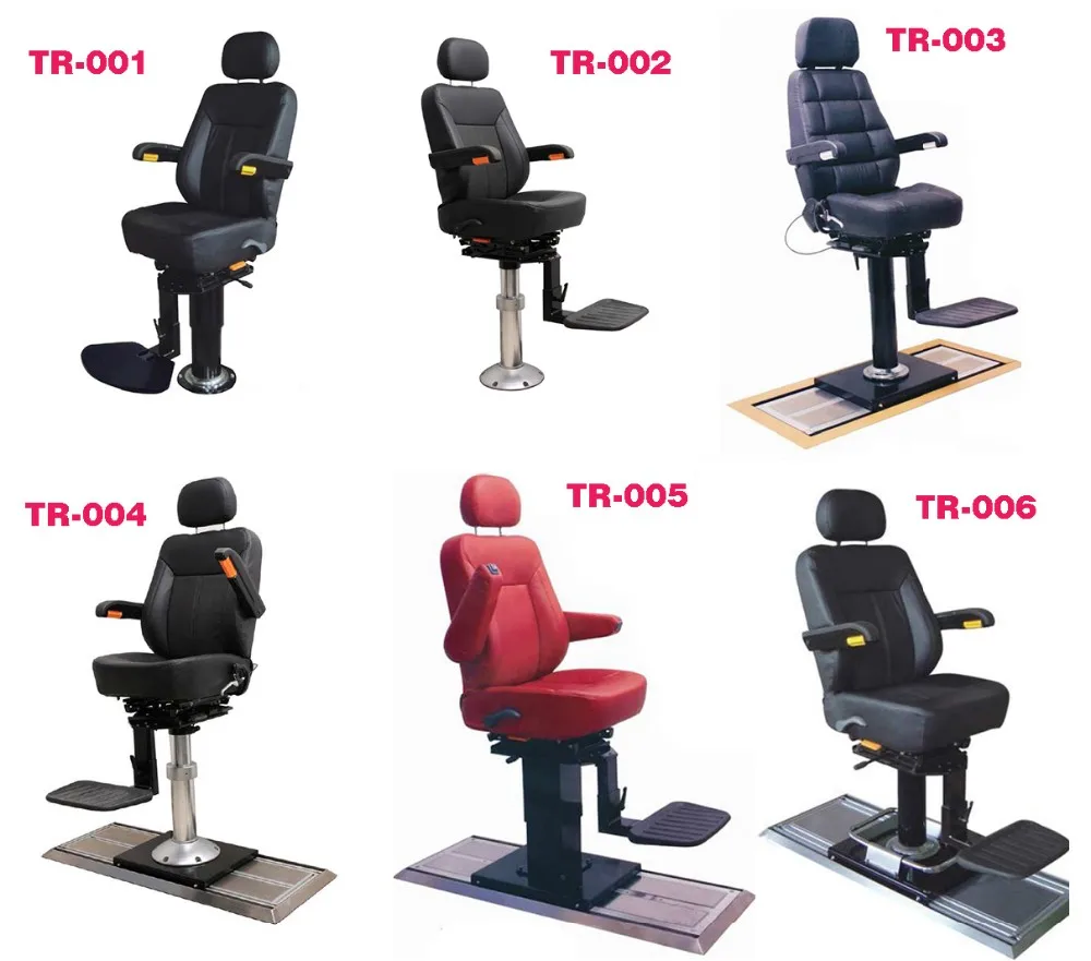 

Factory New Design Marine Swivel pilot Captain's Seat With Armrest