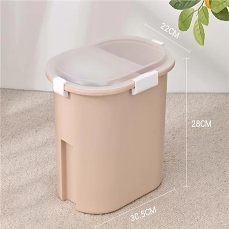 Dog food and cat food storage barrel sealed moisture-proof barrel dog food and cat food barrel large capacity storage barrel