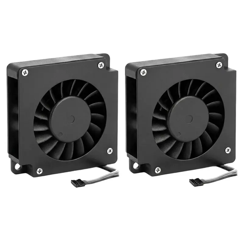 M52K-For Bambu Lab H2D H2C 3D Printer Compatible 2Pcs 4510 Hotend Fasting Cooling Fan- Replacement Parts For Bambu Lab H2D