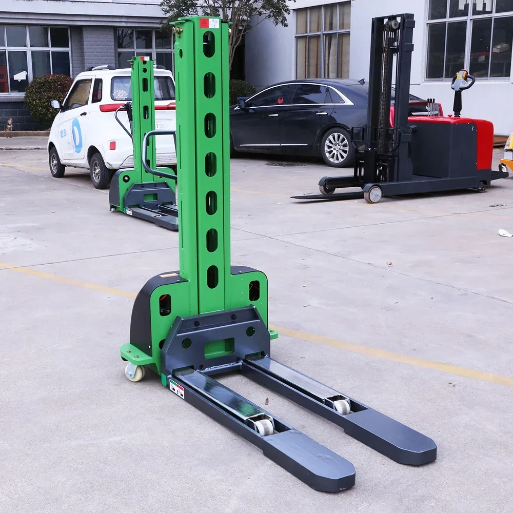 Self Loading Lifting Portable Forklift Electric Stacker semi self stacker