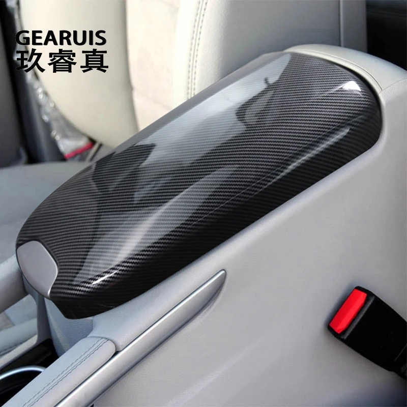 Car Styling Center Console Tidying Armrest Box Panel Cover Stickers Trim For Mercedes Benz M Class ML W164 2005-2011 Accessories