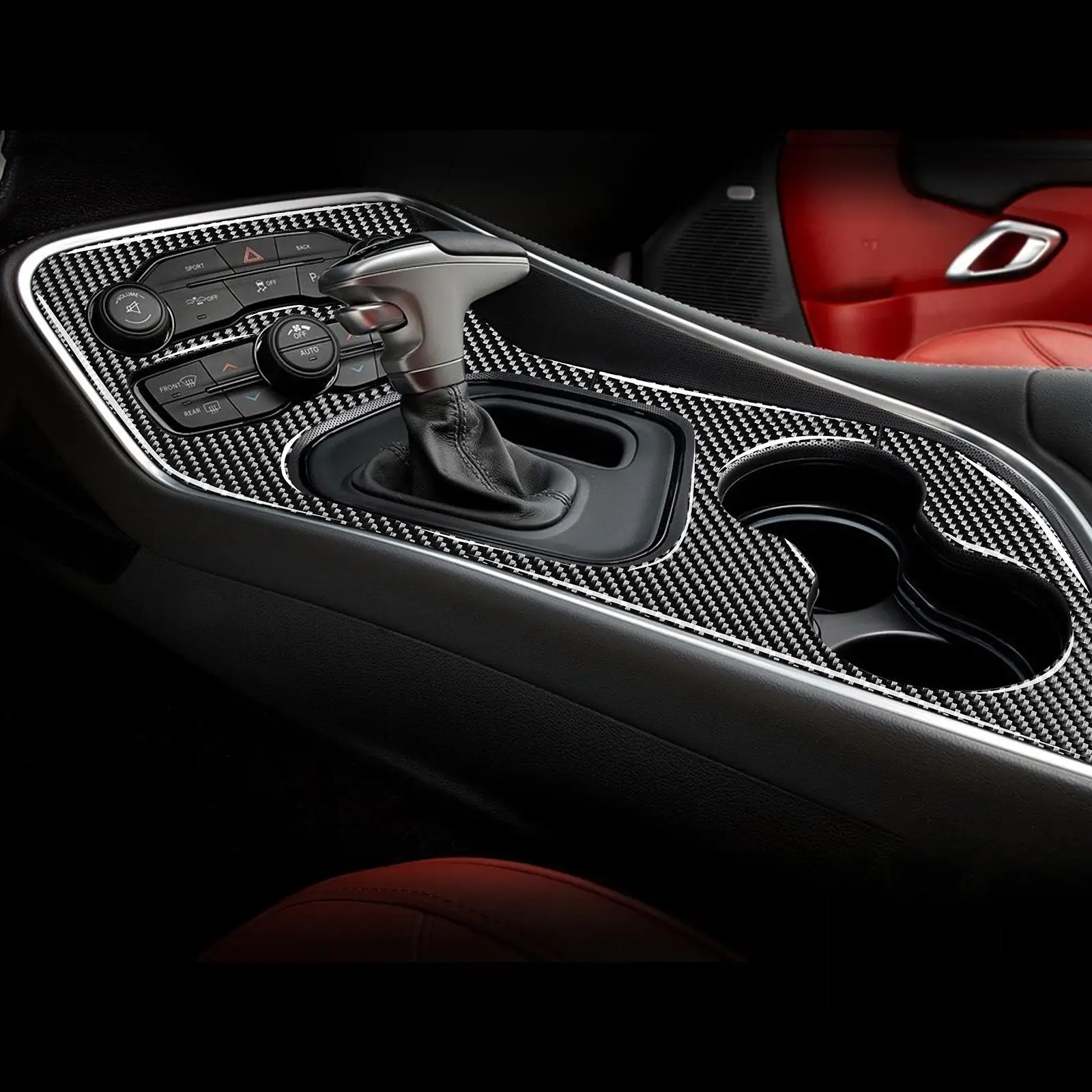 Console Panel sticker Trim for Dodge 2015-2020 Spare Parts Accessories Replaces view 2