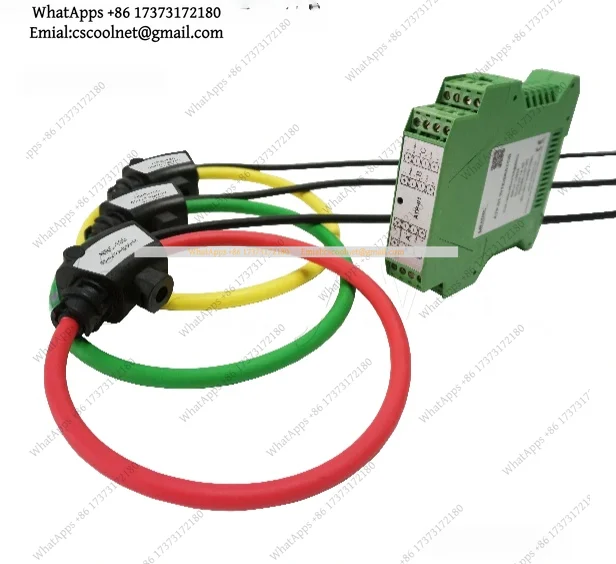 k3 1A Output Rogowski Coil Integrator Three Phase Converter AC Sensor for Power Monitoring Industrial Metering Replacement Part