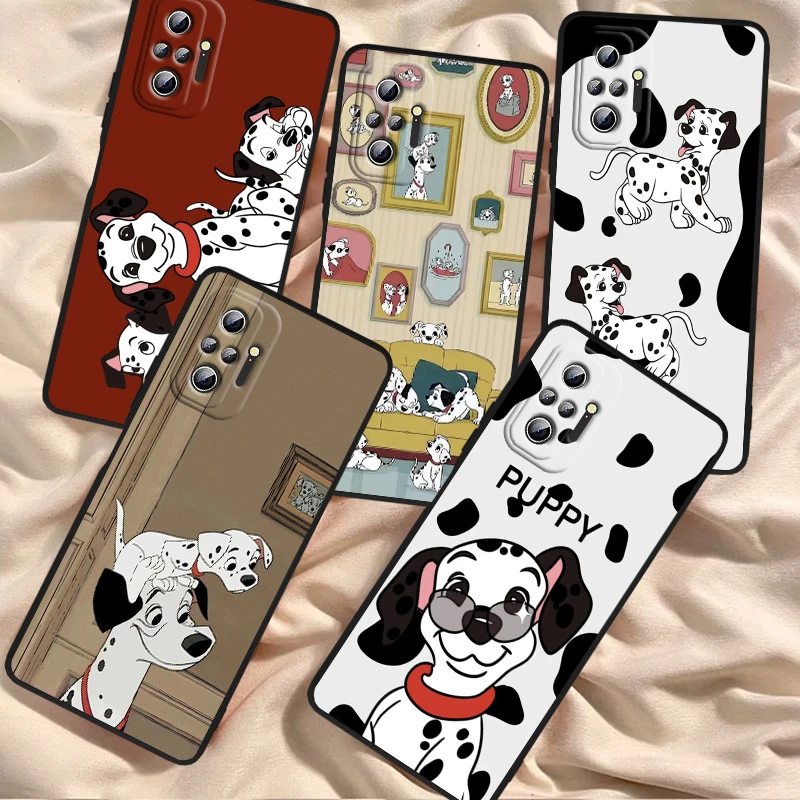 101 Spotted Dog Disney Cute For Xiaomi Redmi Note 13 12R 12 12S Turbo 11 11T 11S 10 10S Pro Plus 5G Black Funda Phone Case